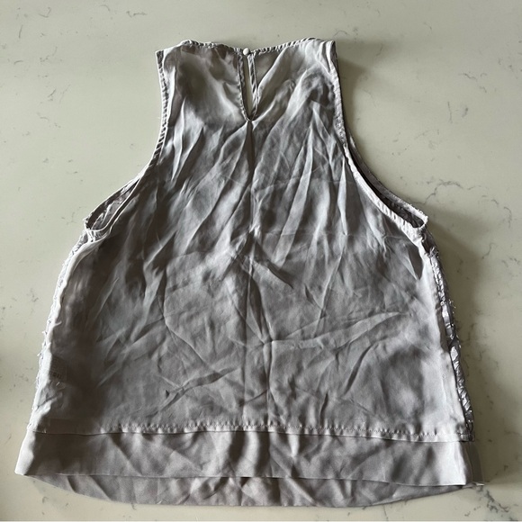 Forever 21 Gray Patterned Women's Top Size S - Picture 3 of 10